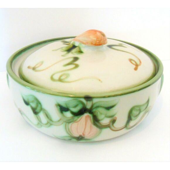 Louisville Stoneware COVERED CASSEROLE DISH 9.5" Serving Bowl Pear Fig Lid Acorn - Picture 6 of 8